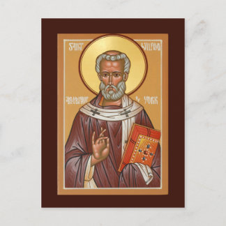 Saint Wilfred of York Prayer Card Briefkaart