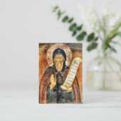 Saint Xenophon of Robeika Orthodox Prayer Card Plaatskaartje (Staand voorkant)