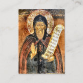 Saint Xenophon of Robeika Orthodox Prayer Card Plaatskaartje (Voorkant)