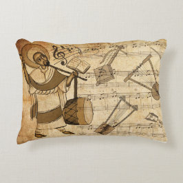 Saint Yared & The Ethiopian Music Instruments Accent Kussen