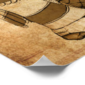 Saint Yared & The Ethiopian Music Instruments Poster (Hoek)