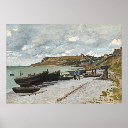 Sainte-Adresse - Claude Monet Fine Art Poster (Voorkant)