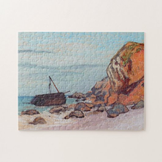 Sainte-Adresse, met Sailboat Monet Fine Art Legpuzzel (Horizontaal)