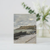 Sainte-Adresse van Monet - Boats Zee Cloudy Sky Briefkaart (Staand voorkant)