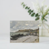 Sainte-Adresse van Monet - Boats Zee Cloudy Sky Briefkaart (Staand voorkant)