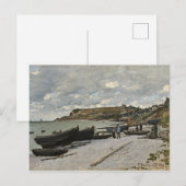 Sainte-Adresse van Monet - Boats Zee Cloudy Sky Briefkaart (Voorkant / Achterkant)