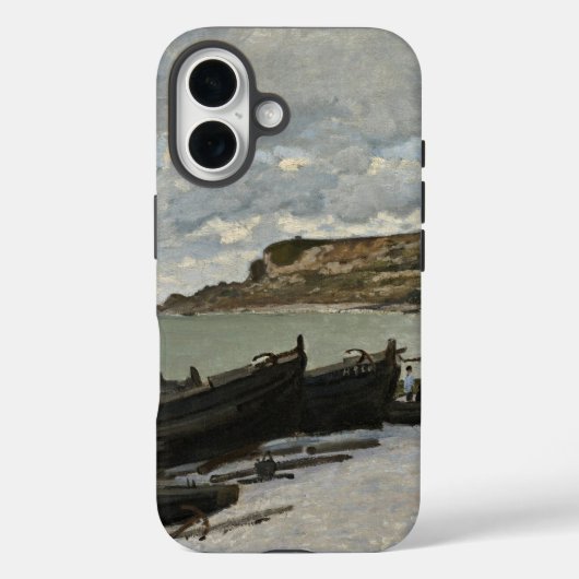 Sainte-Adresse van Monet - Boats Zee Cloudy Sky Case-Mate iPhone Case (Achterkant)