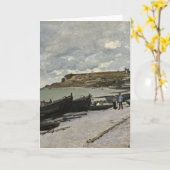 Sainte-Adresse van Monet - Boats Zee Cloudy Sky Kaart (Gele Bloem)