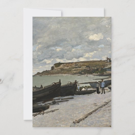 Sainte-Adresse van Monet - Boats Zee Cloudy Sky Kaart (Voorkant)
