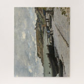 Sainte-Adresse van Monet - Boats Zee Cloudy Sky Legpuzzel (Verticaal)