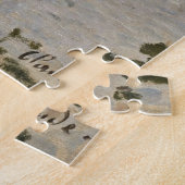 Sainte-Adresse van Monet - Boats Zee Cloudy Sky Legpuzzel (Zijkant)
