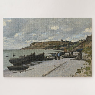 Sainte-Adresse van Monet - Boats Zee Cloudy Sky Legpuzzel