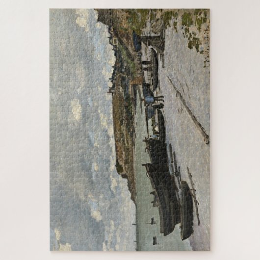 Sainte-Adresse van Monet - Boats Zee Cloudy Sky Legpuzzel (Verticaal)