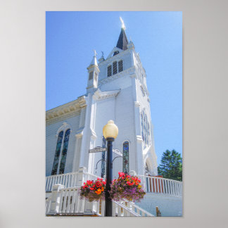 Sainte Anne Kerk, Mackinac Island, Michigan Poster