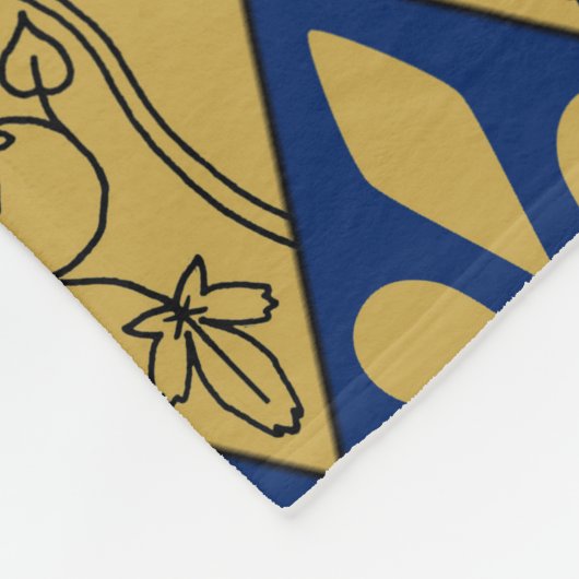 Sainte-Chapelle Fleur de Lys Fleece Throw (Hoek)