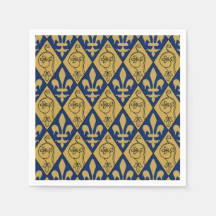 Sainte-Chapelle Fleur de Lys Napkins Servet