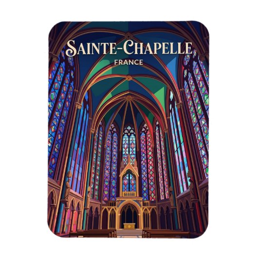 Sainte-Chapelle Frankrijk Magneet (Verticaal)