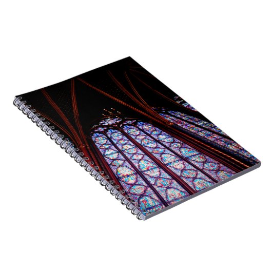 Sainte-Chapelle gekleurd glas in Parijs Foto Notitieboek (Rechterzijde)