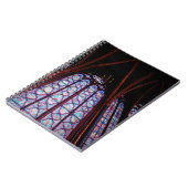 Sainte-Chapelle gekleurd glas in Parijs Foto Notitieboek (Linkerzijde)