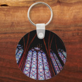 Sainte-Chapelle gekleurd glas in Parijs Foto Sleutelhanger (Voorkant)