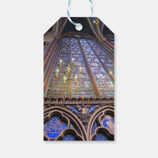 Sainte-Chapelle - Parijs Cadeaulabel (Achterkant)