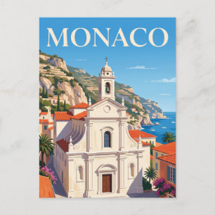 Sainte-Dévote Kerk Monaco Briefkaart