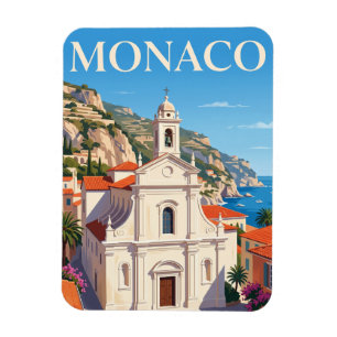 Sainte-Dévote Kerk Monaco Magneet