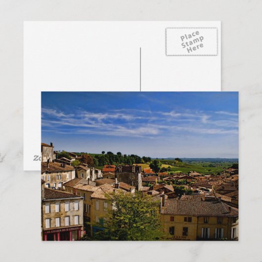 Sainte Emilion Briefkaart (Voorkant / Achterkant)