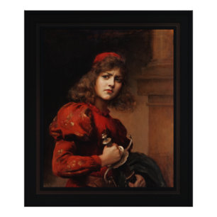 Sainte Jeanne d'Arc van Paul de La Boulaye Foto Afdruk