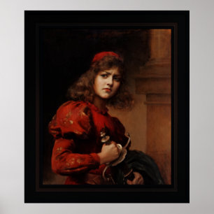 Sainte Jeanne d'Arc van Paul de La Boulaye Poster