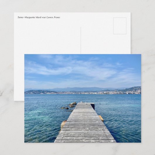 Sainte-Marguerite bij Cannes, Frankrijk Briefkaart (Voorkant / Achterkant)