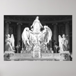 Sainte-Marie-Madeleine Paris Madeleine sculpturen Poster