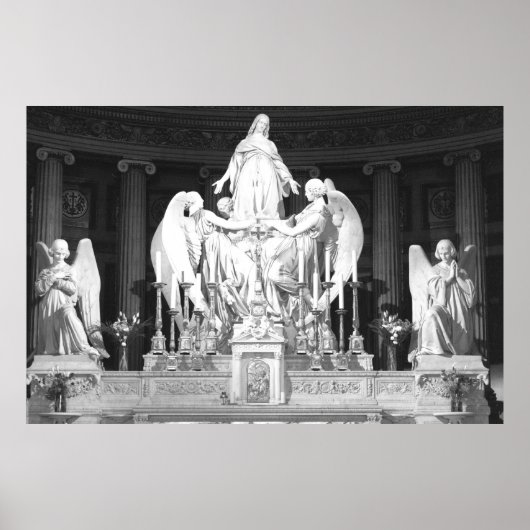 Sainte-Marie-Madeleine Paris Madeleine sculpturen Poster (Voorkant)
