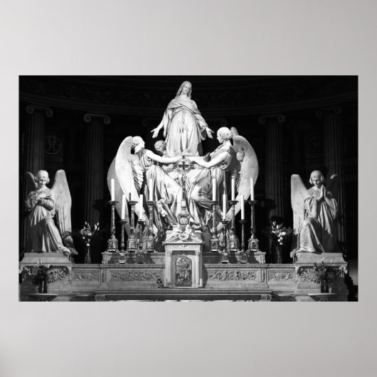 Sainte-Marie-Madeleine sculpture Angels Paris Poster (Voorkant)