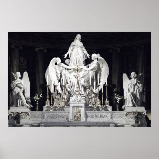 Sainte-Marie-Madeleine sculpture Angels Paris Poster (Voorkant)