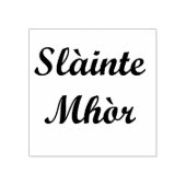 Sainte Mhor, Gaidhlig goede zegeningen, gejuich, Rubberstempel (Afrduk)