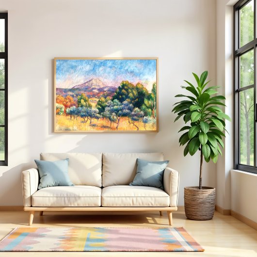 Sainte-Victoire-berg Poster