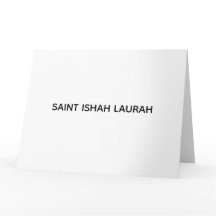 #SAINTISHAHLAURAH horizontaal