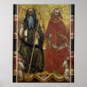 Saints Anthony Abbot en Eligius - Schildproces Poster (Voorkant)