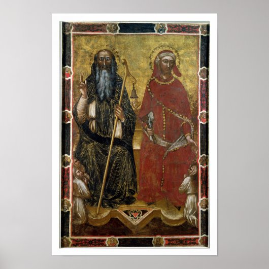 Saints Anthony Abbot en Eligius - Schildproces Poster (Voorkant)