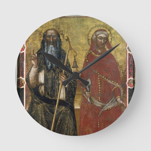 Saints Anthony Abbot en Eligius - Schildproces Ronde Klok (Voorkant)