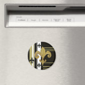 Saints Black en Gold Fleur de lis Magneet (Insitu (Vaatwasser))