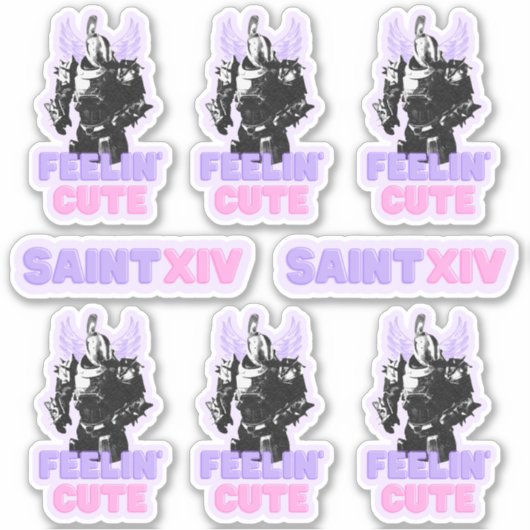 Saint's Feelin' Leuke Sticker Blad (Voorkant)