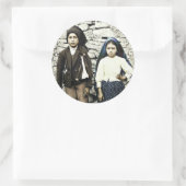 Saints Francisco & Jacinta Marto Canonization Ronde Sticker (Tas)