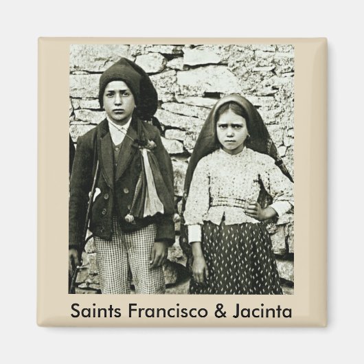 Saints Francisco & Jacinta of Fatima Magneet (Voorkant)