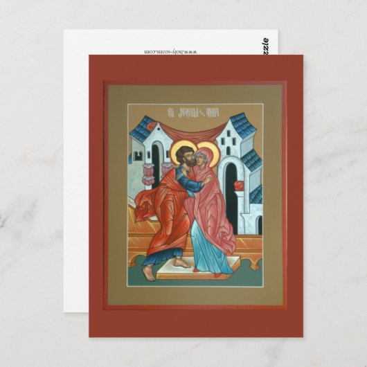 Saints Joachim en Anna Briefkaart (Voorkant / Achterkant)