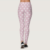 Saints Logo Roze Leggings - Dames NFL Team Cadeau (Achterkant)