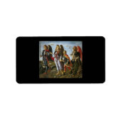 Saints Michael, Gabriel, Raphael met Tobias Etiket (Voorkant)