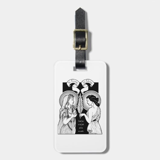 Saints Perpetua and Felicity bagagelabel (Voorkant verticaal)