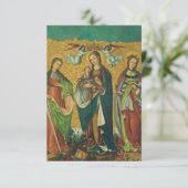 Saints Perpetua en Felicity Bedankkaart (Staand voorkant)